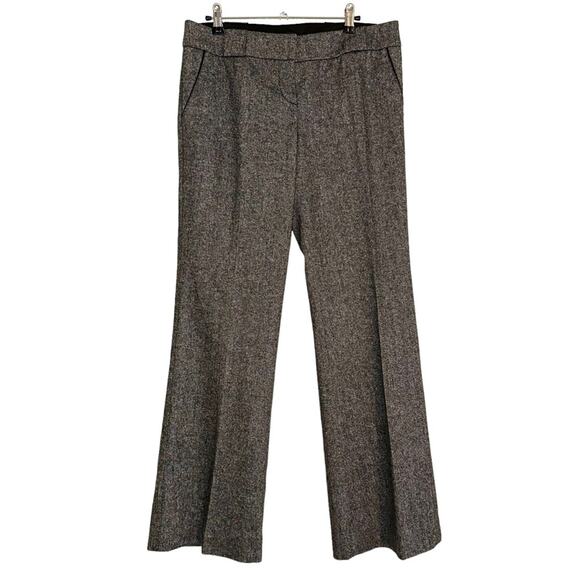 Bebe Wool Silk Blend Black And White Trousers 8 - Picture 1 of 7